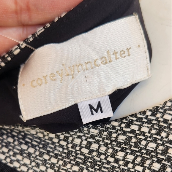 Corey Lynn Calter Anthropologie Striped  Peplum‎ Tunic Top Blouse Shirt - Picture 7 of 7